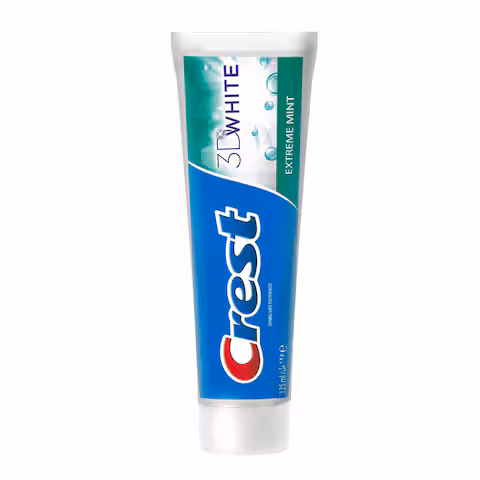 CREST 3D WHITE extreme mint معجون اسنان كرست بياض _0