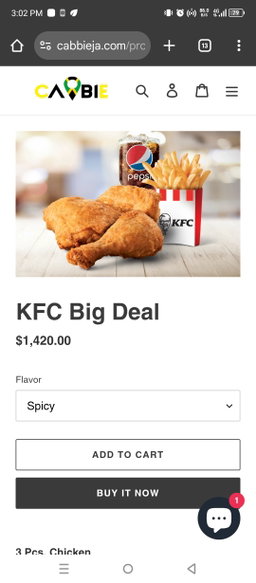 KFC order 