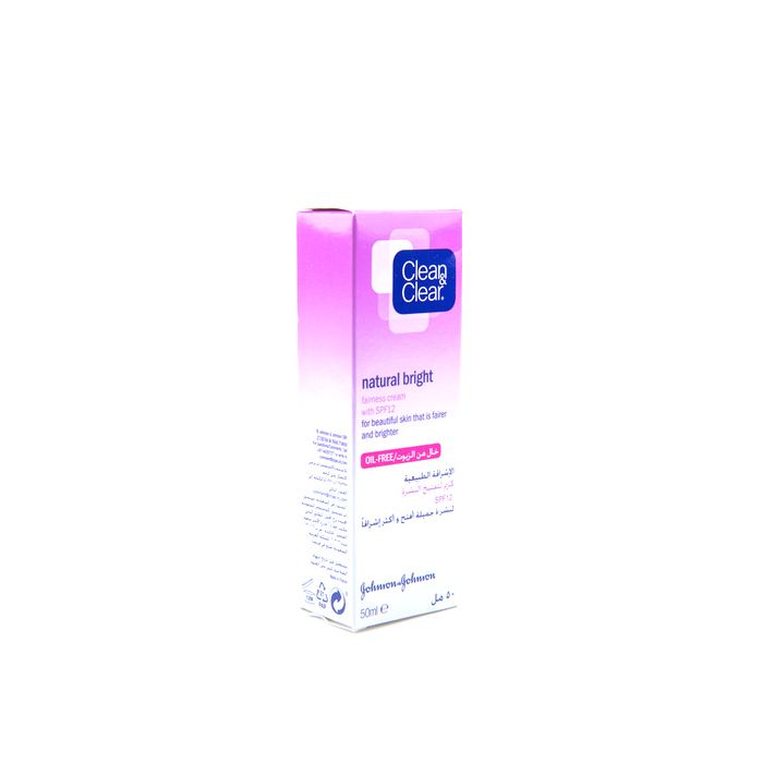 واقي شمس كلين كلير CLEAN CLEAR NATURAL BRIGHT CREAM SPF12	_0