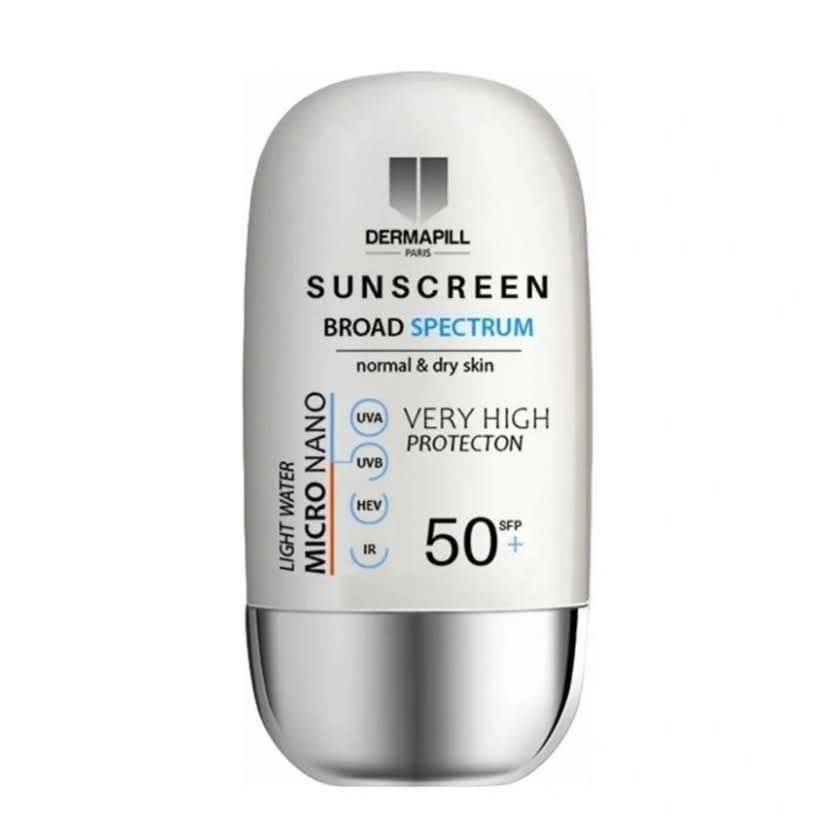 واقي شمس ديرمابل مايكرو نانو بشرة جافة و مختلطة DERMAPILL MICRONANO SUNSCREEN NORMAL&DRY