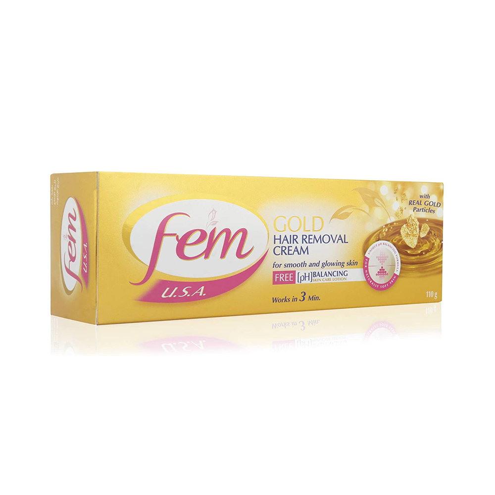 فيم كريم مزيل شعر ذهبي FEM HAIR REMOVER CREAM GOLD	_0