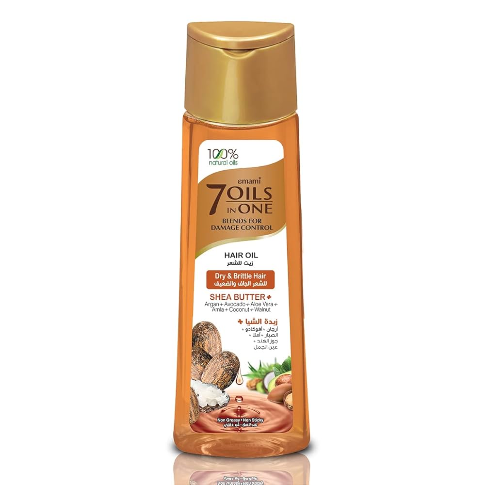 7 زيوت بخلاصة زبدة الشيا KESH KING 7 OILS SHEA BUTTER+ARGAN