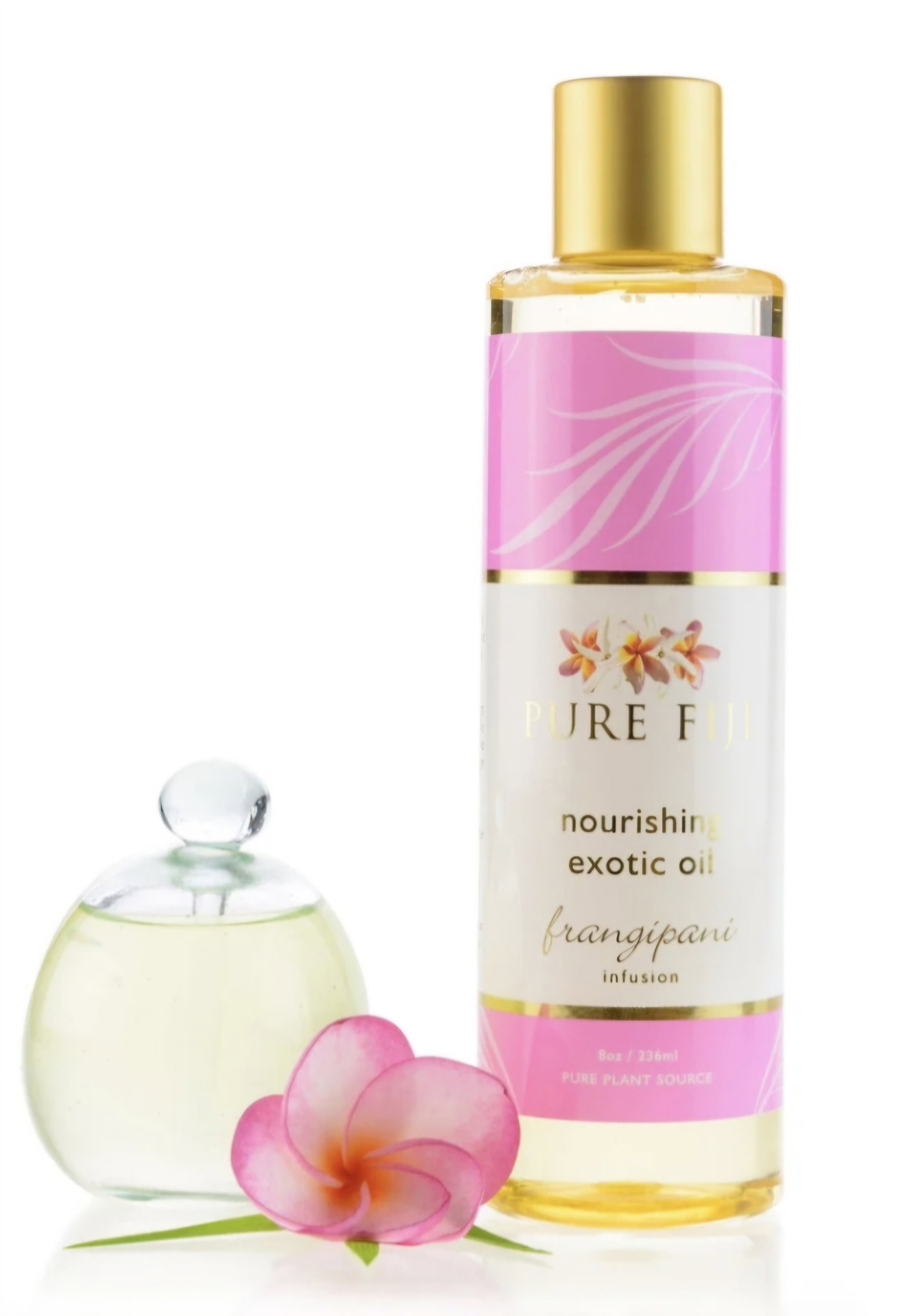 Pure Fiji Frangipani Infusion Oil (8oz/236ml)_0