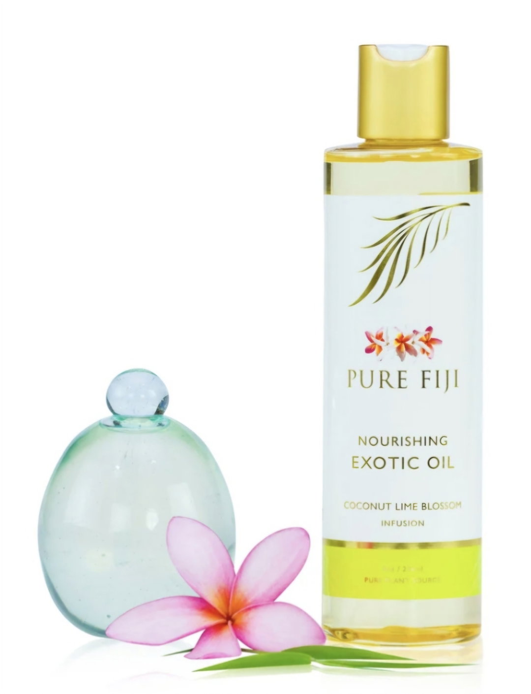 Pure Fiji Coconut Lime Blossom Infusion Oil (8oz/236ml)