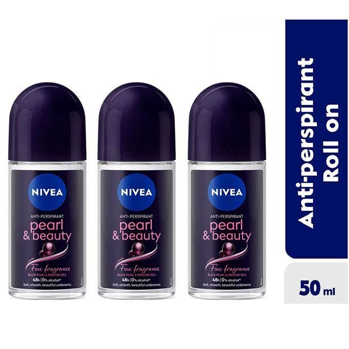 NIVEA PEARL AND BEAUTY BLACK ROLL ON 50MLx30