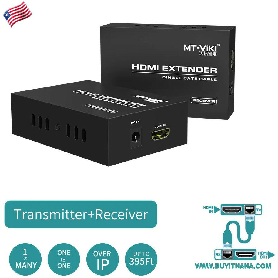200m HDMI EXTENDER OVER CAT6 ETHERNET 1080P SKU: MT-ED06 Category: _0