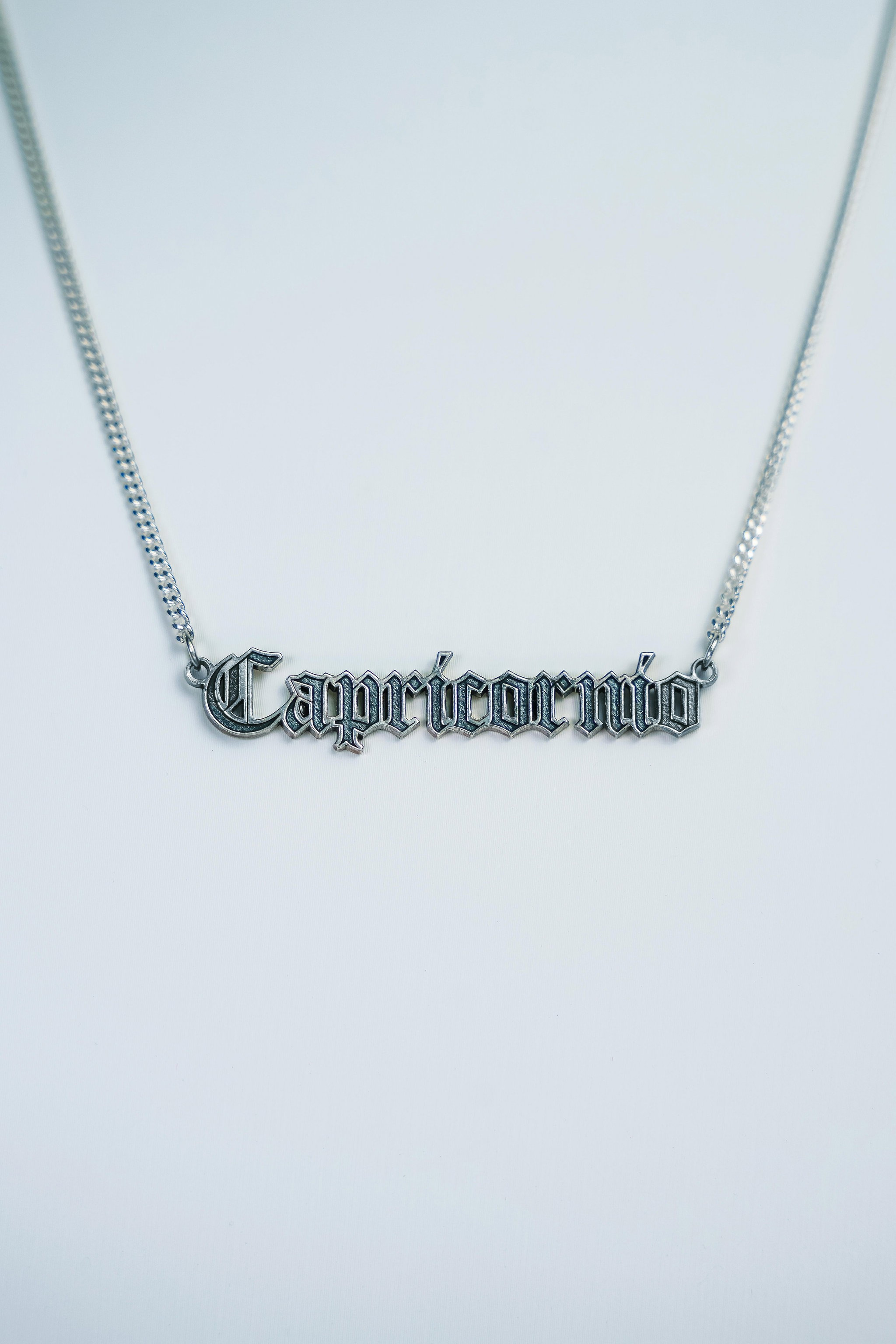 Collar Capricornio - 99.9% Plata pura y manifestada_0