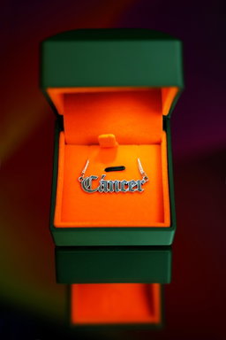 Collar Cáncer - 99.9% Plata pura y manifestada