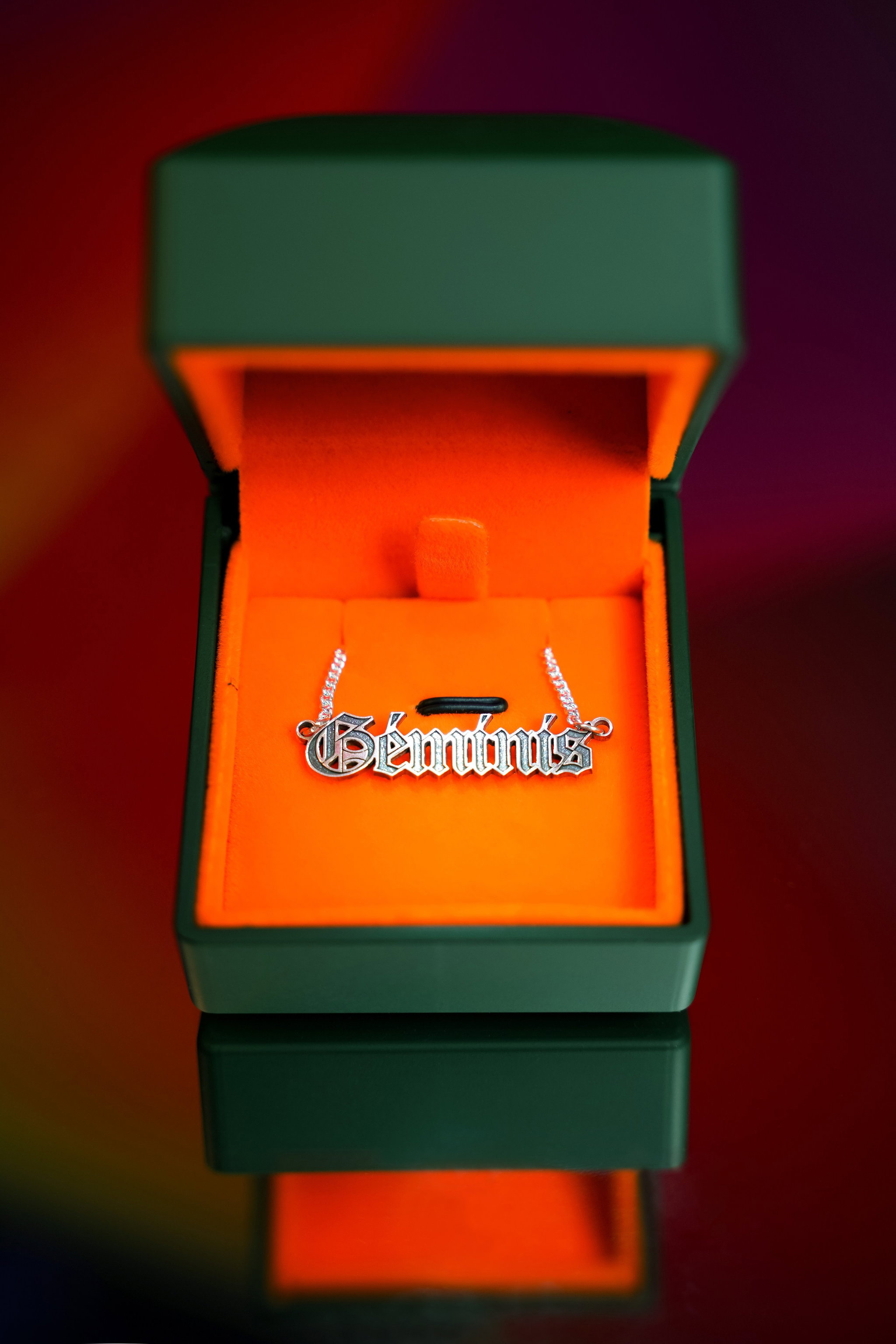 Collar Géminis - 99.9% Plata pura y manifestada_1