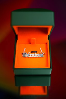 Collar Géminis - 99.9% Plata pura y manifestada