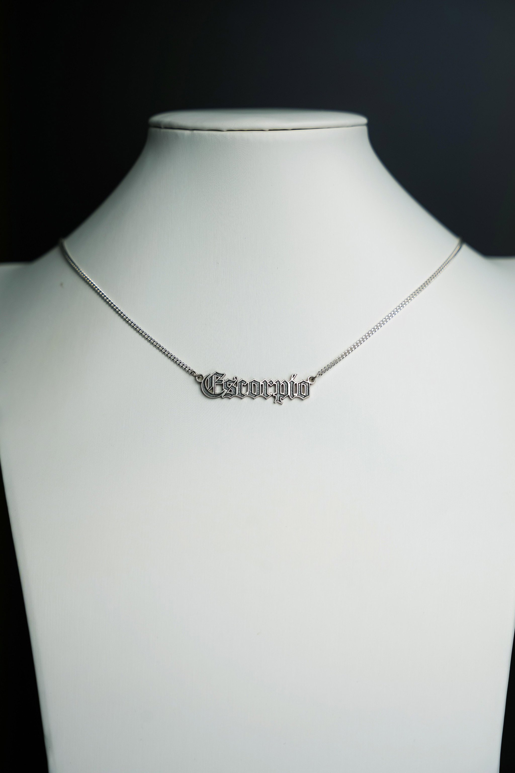 Collar Escorpio - 99.9% Plata pura y manifestada_3