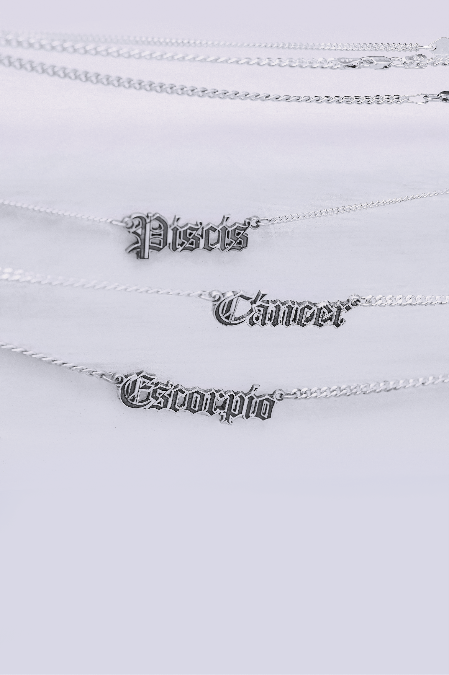 Collar Piscis - 99.9% Plata pura y manifestada_4