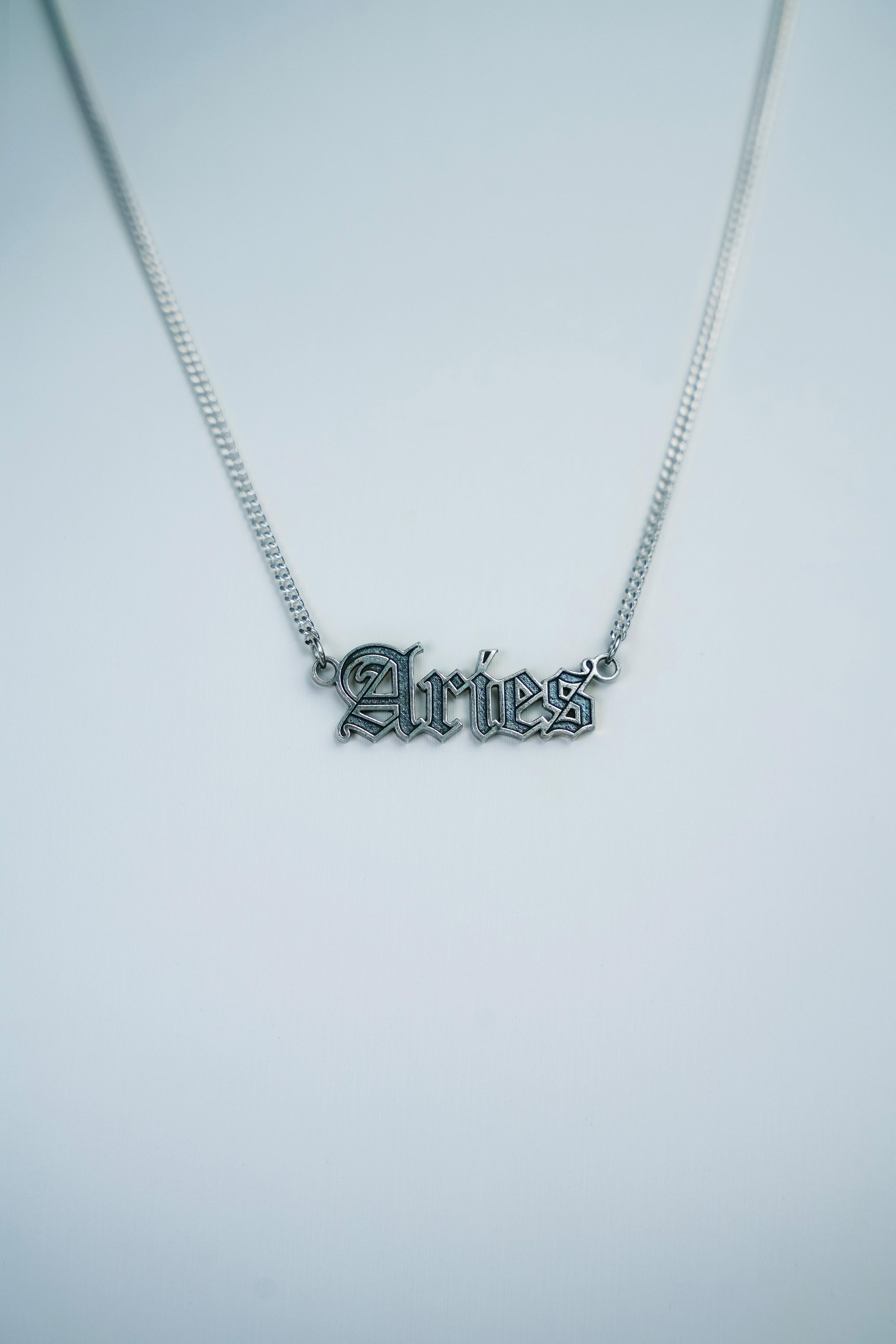 Collar Aries - 99.9% Plata pura y manifestada_0