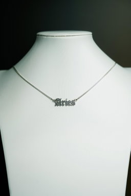 Collar Aries - 99.9% Plata pura y manifestada