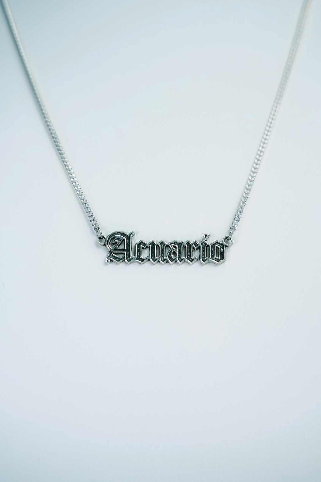 Collar Acuario - 99.9% Plata pura y manifestada
