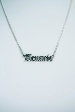 Collar Acuario - 99.9% Plata pura y manifestada