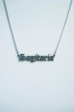Collar Sagitario - 99.9% Plata pura y manifestada