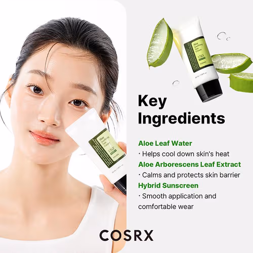 Cosrx sun cream واقي شمس كورزكس الوفرا_1