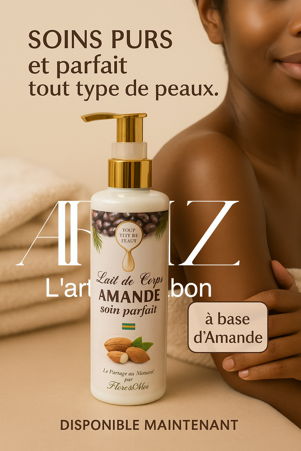 🧴Lait de Corps Amande Douce – Exfoliant & Hydratant_0