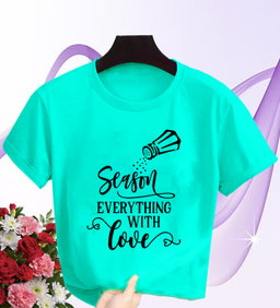 Season Everything with Love – Inspirational Quote T-Shirt (Yellow) 🌻
