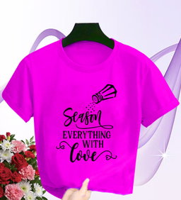 Season Everything with Love – Inspirational Quote T-Shirt (Yellow) 🌻