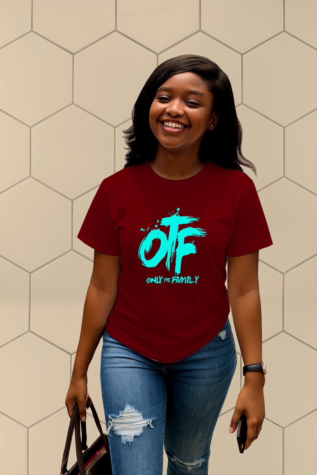 📝 Loyalty Over Everything – “Only The Family” OTF Graphic T-Shirt _2