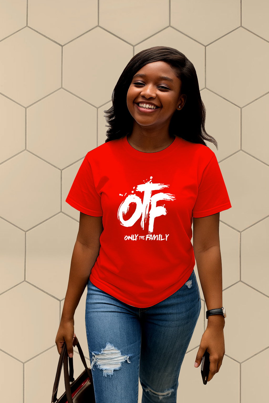 📝 Loyalty Over Everything – “Only The Family” OTF Graphic T-Shirt