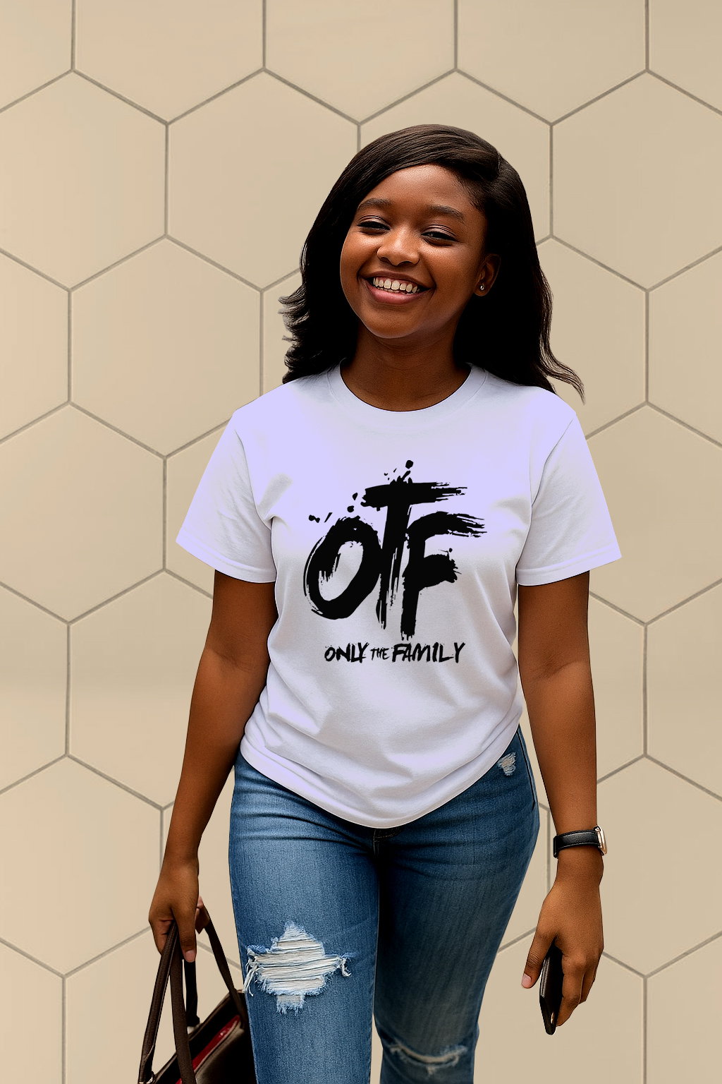 📝 Loyalty Over Everything – “Only The Family” OTF Graphic T-Shirt _1