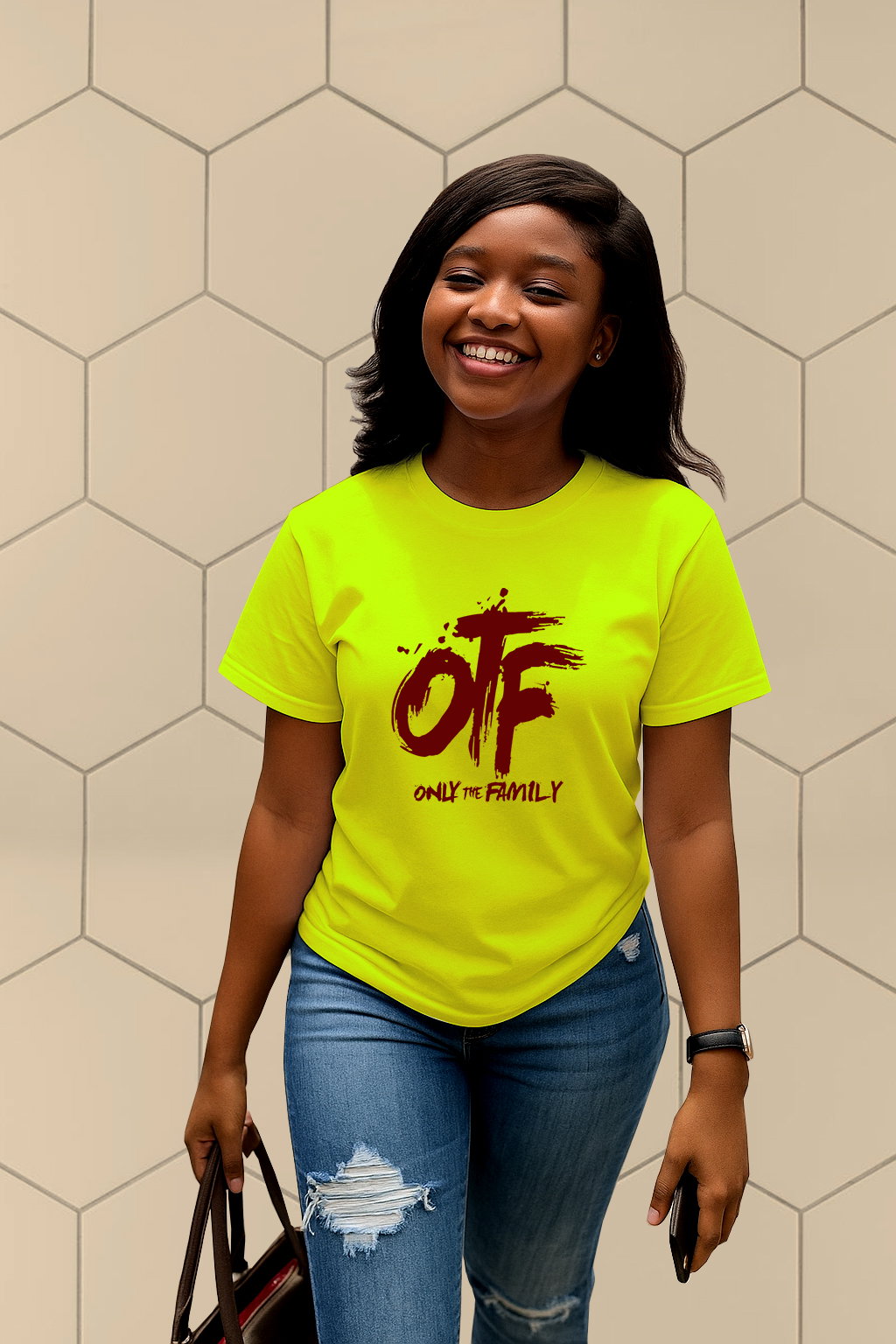 📝 Loyalty Over Everything – “Only The Family” OTF Graphic T-Shirt _3