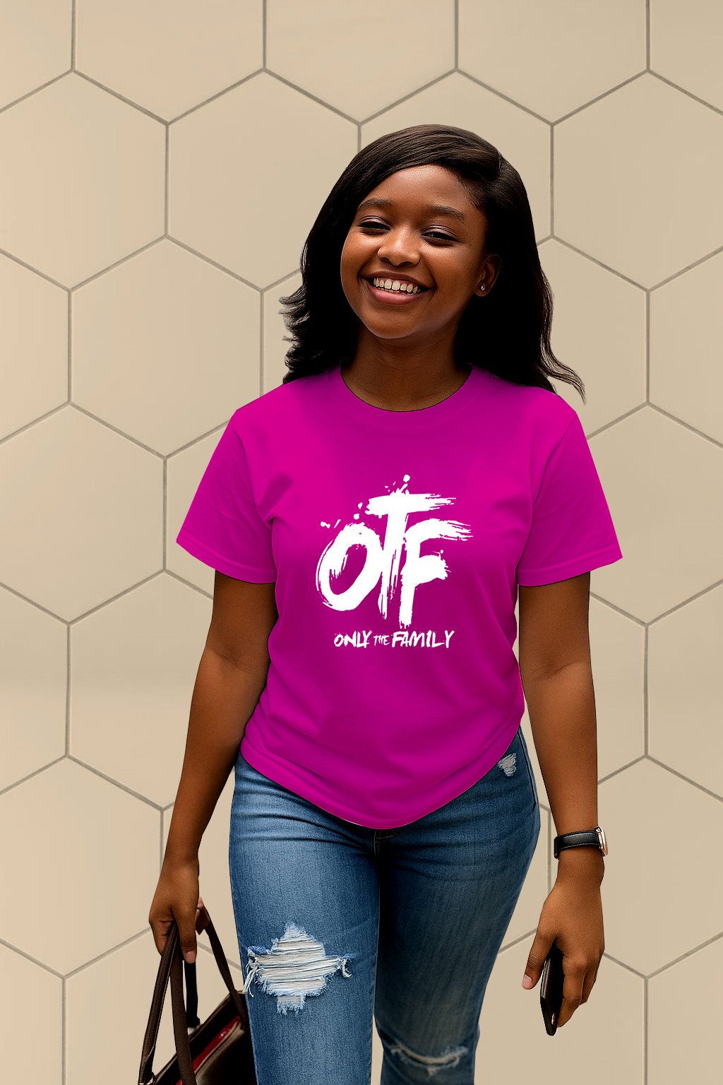 📝 Loyalty Over Everything – “Only The Family” OTF Graphic T-Shirt _10
