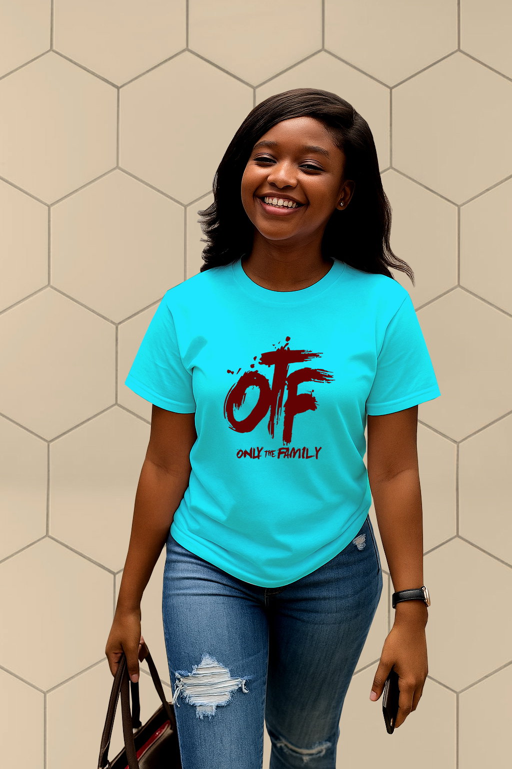 📝 Loyalty Over Everything – “Only The Family” OTF Graphic T-Shirt _6