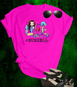 📝#NURSElife Tee – The Perfect Combo of Care, Color, and Confidence