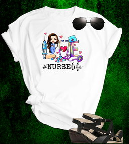 📝#NURSElife Tee – The Perfect Combo of Care, Color, and Confidence