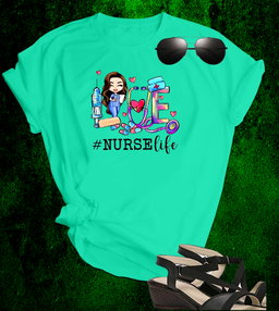 📝#NURSElife Tee – The Perfect Combo of Care, Color, and Confidence