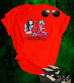 📝#NURSElife Tee – The Perfect Combo of Care, Color, and Confidence