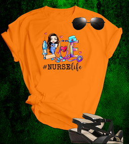 📝#NURSElife Tee – The Perfect Combo of Care, Color, and Confidence