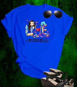 📝#NURSElife Tee – The Perfect Combo of Care, Color, and Confidence