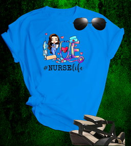 📝#NURSElife Tee – The Perfect Combo of Care, Color, and Confidence