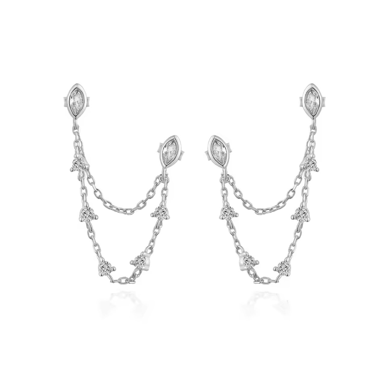 Golden teardrop chain_2