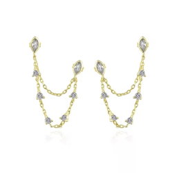 Golden teardrop chain