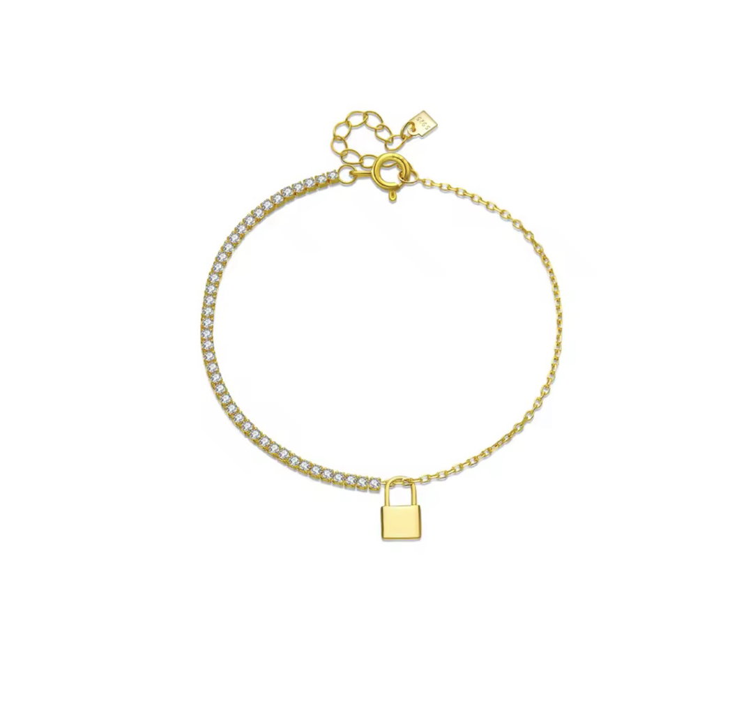 Padlock bracelet