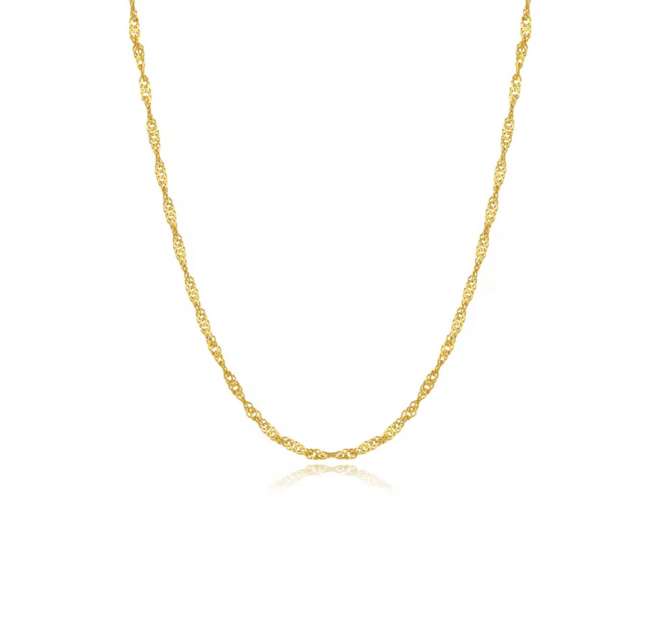 Simple golden choker _0