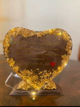 💞 Cœur en Résine – Création Babywax