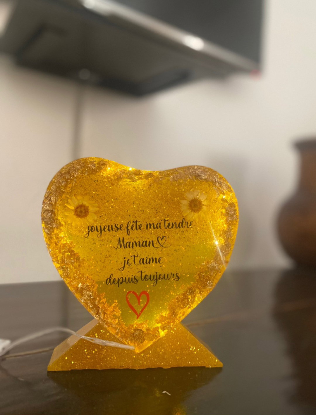 💞 Cœur en Résine – Création Babywax_2