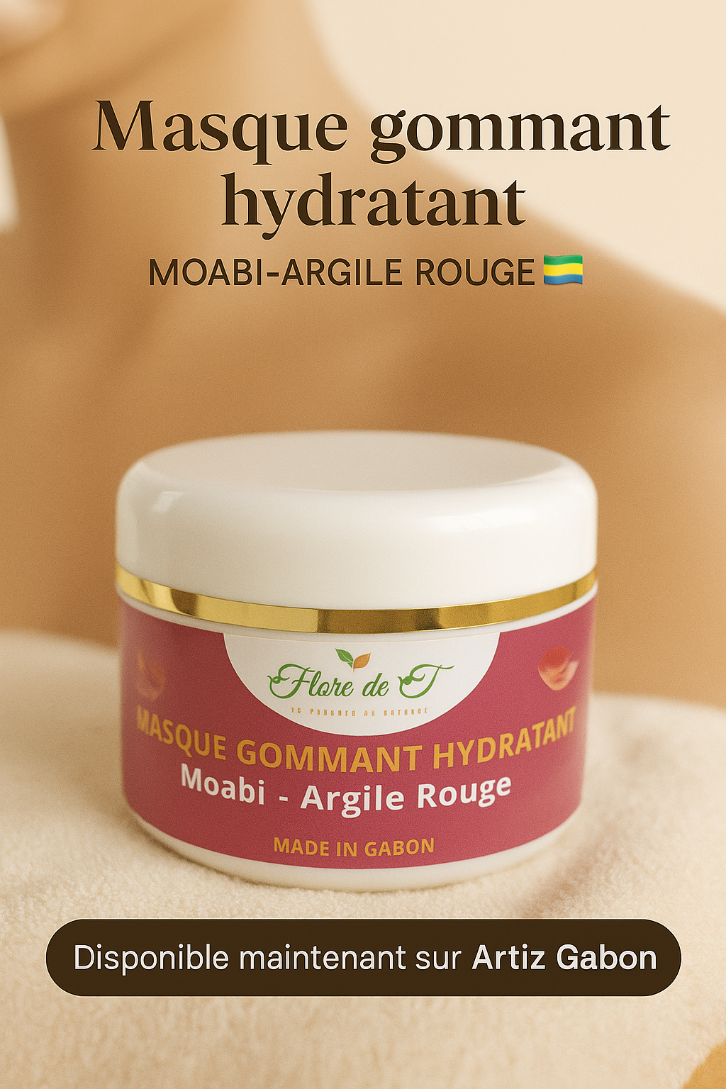 🧽 Gommage Moabi – Argile Rouge – Éclat & Douceur_0