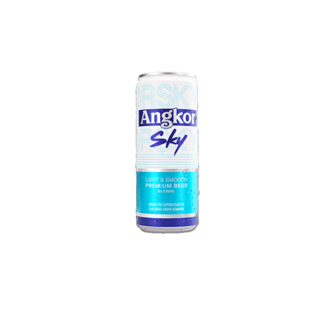 Angkor Sky Premium Beer (កំប៉ុង)​ 330ml_0
