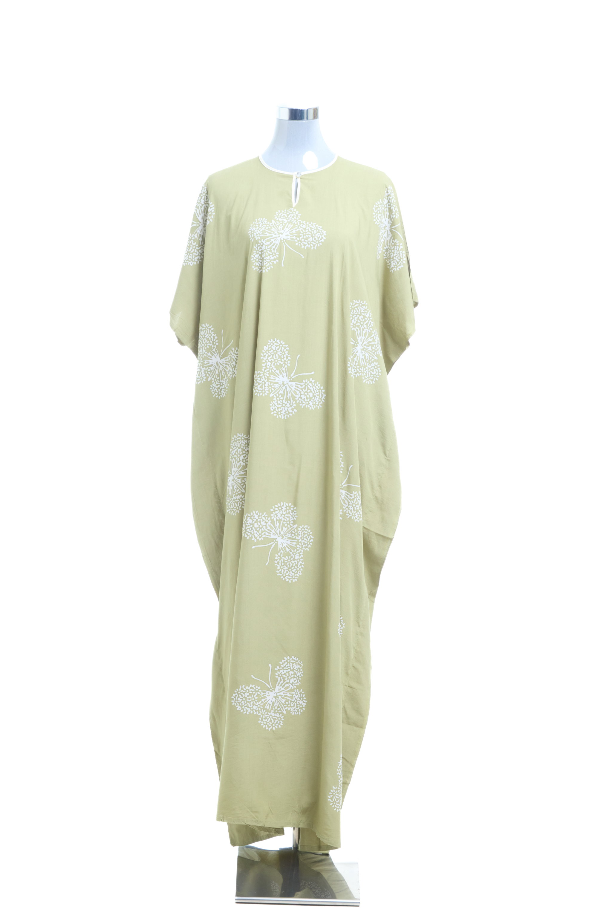 KAFTAN BUTTERFLY SHORT SLEEVE  : MOSS GREEN_1