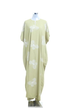 KAFTAN BUTTERFLY SHORT SLEEVE  : MOSS GREEN