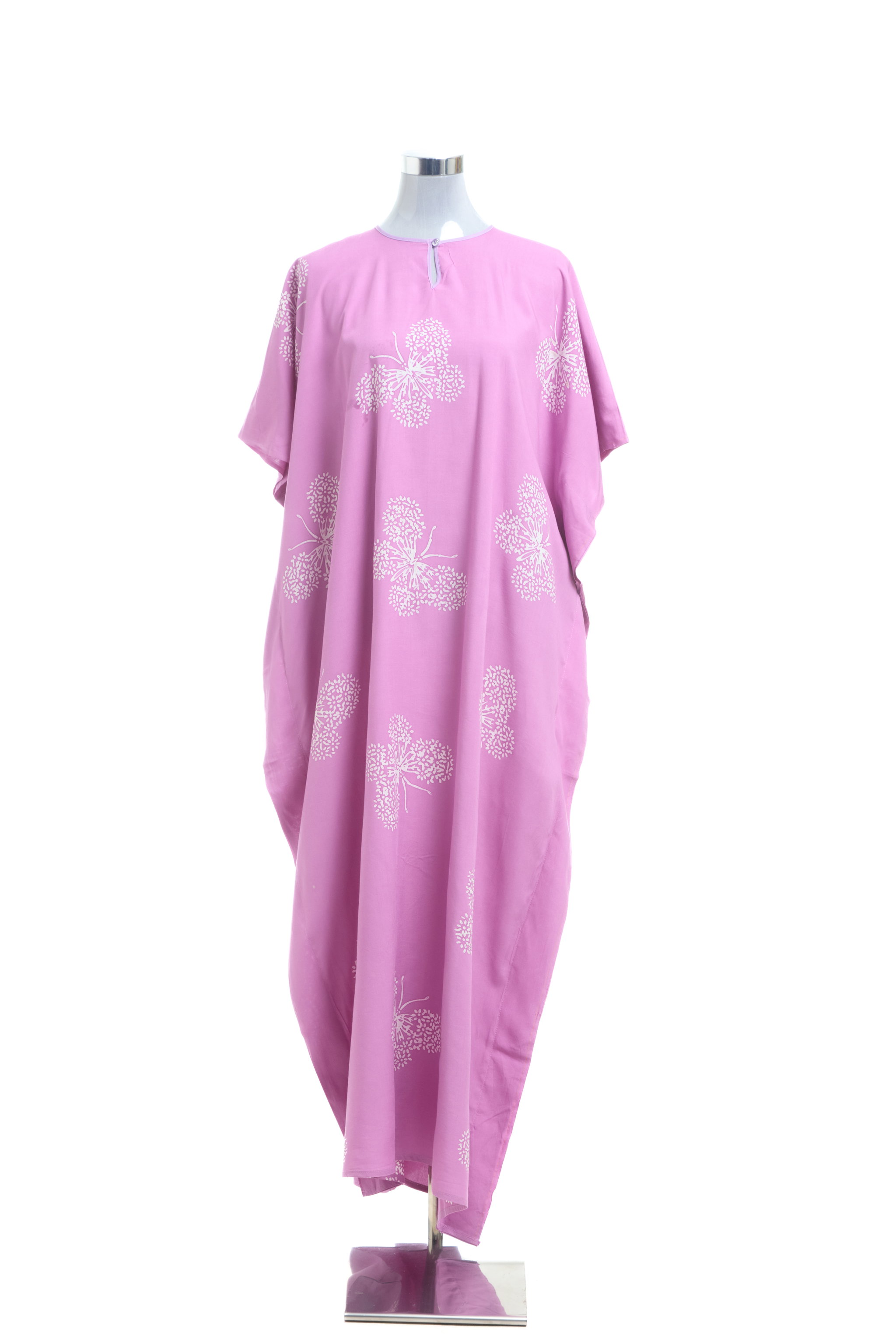 KAFTAN BUTTERFLY SHORT SLEEVE  : PURPLE_1