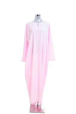 KAFTAN BATIK KLASIK LONG SLEEVE  : BABY PINK